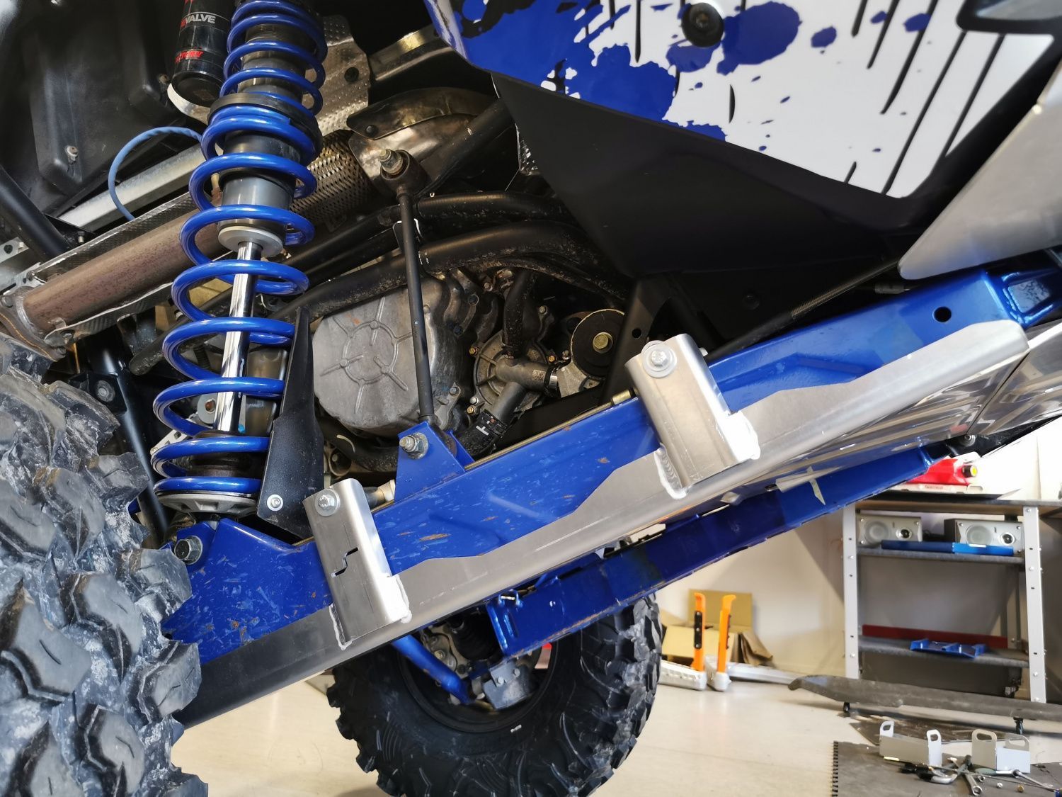 Защита задних рычагов для POLARIS RZR PRO XP 2019 -, алюминий 4 мм, STORM, арт. 4886