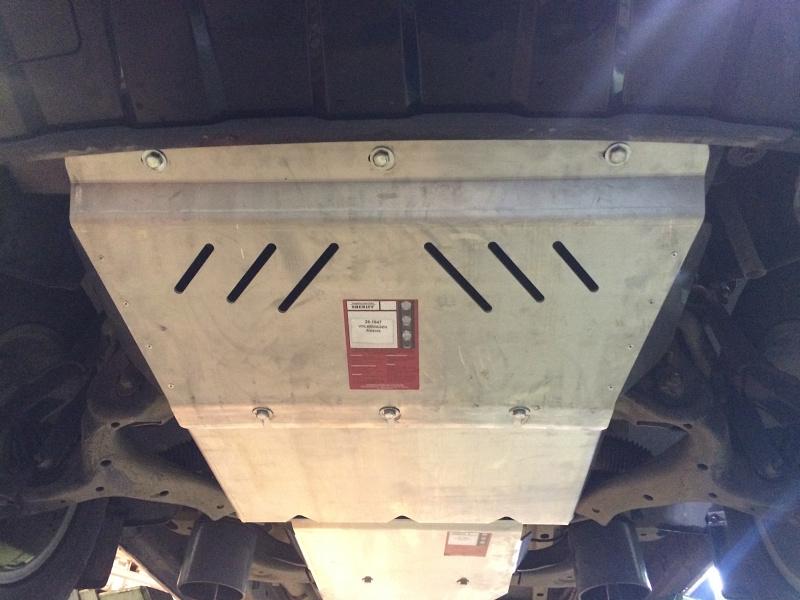 Защита картера для VOLKSWAGEN Amarok  2010 - 2015, V-2.0 TD MT/ AT, Sheriff, алюминий 5 мм, арт. 26.1947