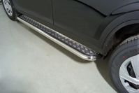 Пороги с площадкой 60,3 мм Haval DARGO 2022- арт. HAVDAR22-23