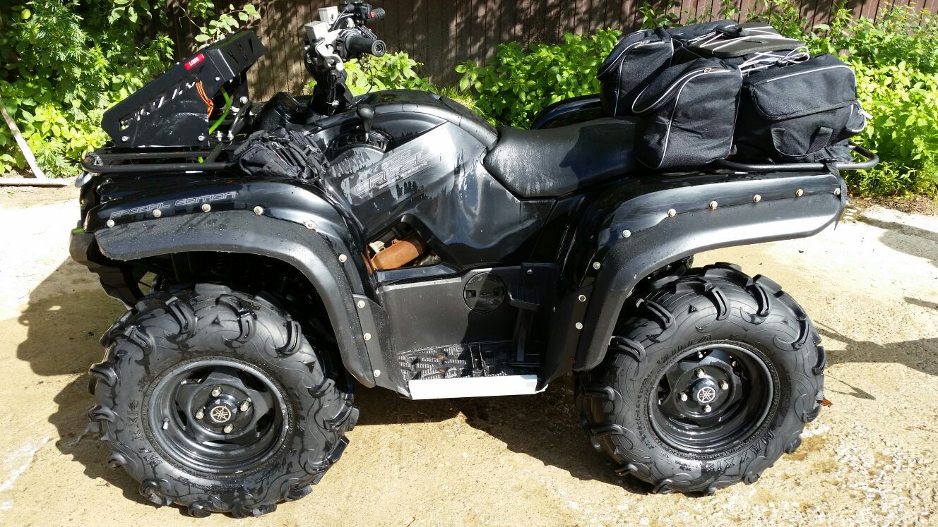 Расширители колесных арок для YAMAHA Grizzly 700/550 2007-14, STORM, арт. MP 0167