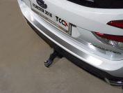 Накладка на задний бампер (лист шлифованный) для автомобиля Subaru Forester (S5) 2018-