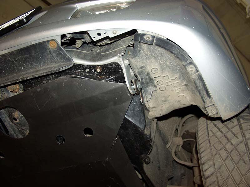 12.0223 Защита картера и КПП Mazda Premacy CP V-1,8;2,0;2,0d (1999-2005) (сталь 2,0 мм)