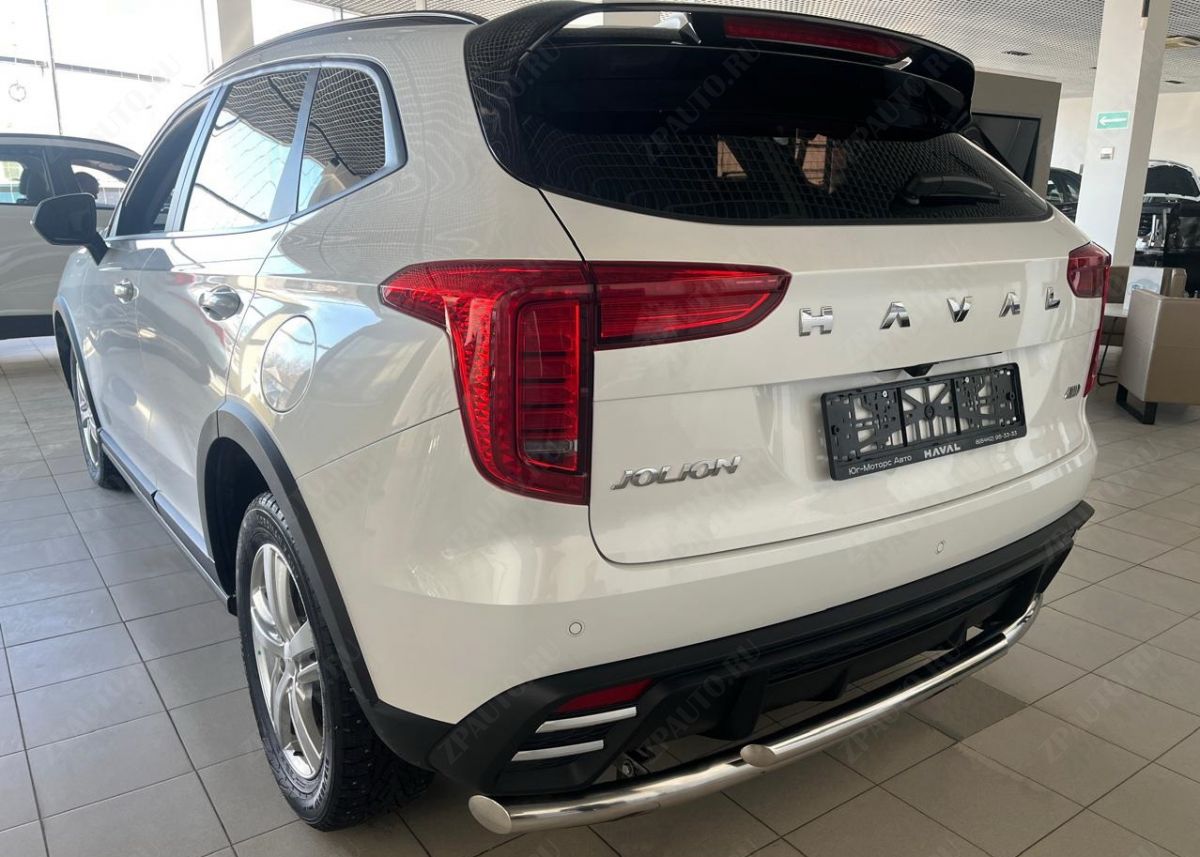 Защита заднего бампера  двойная  для автомобиля Haval Jolion 2024 арт. HVJ.24.16