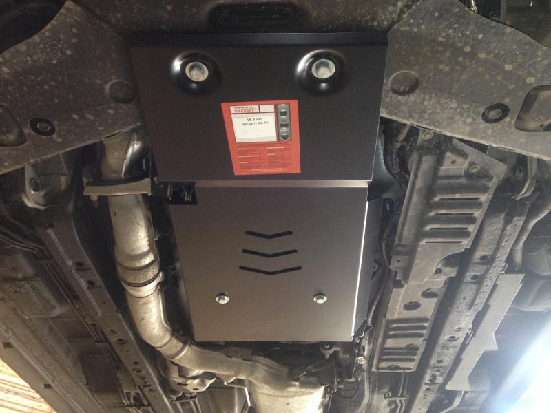 Защита АКПП для INFINITI QX 70 (FX 30/35/37) 2008 - 2017, V-3,0 TD; 3.5; 3.7, Sheriff, сталь 2,5 мм, арт. 15.1522