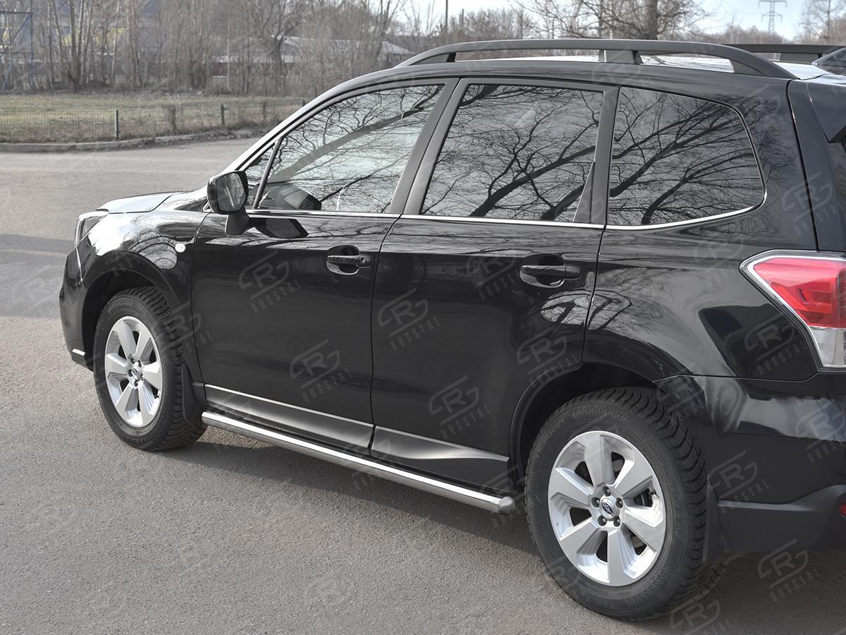 SUBARU-FORESTER(SJ)-2016-2018-Пороги-труба-d57-(вариант-3)-SUFT-0033483, Slitkoff
