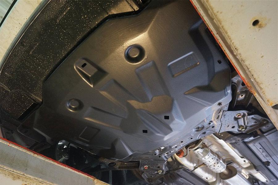 Композитная защита картера и КПП ProRoad для Hyundai Elantra V (MD) 2014- (Хендай Элантра 5 МД 2014), ТРИ-АВС 10.19k