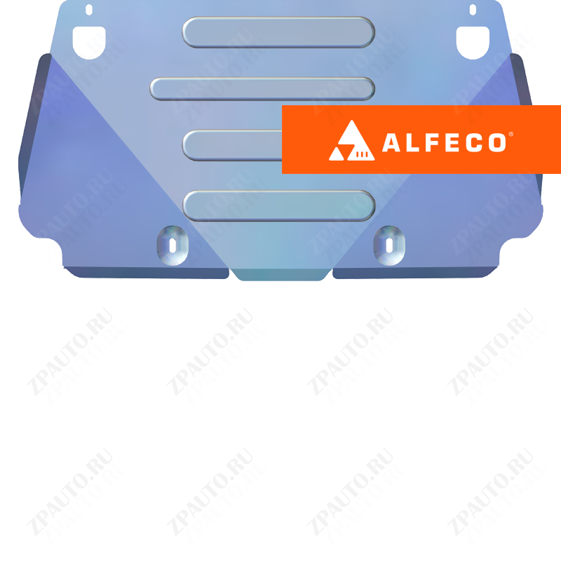 Защита  КПП Discovery 4 2009-2017 V-all , ALFeco, алюминий 4мм, арт. ALF3807al-1