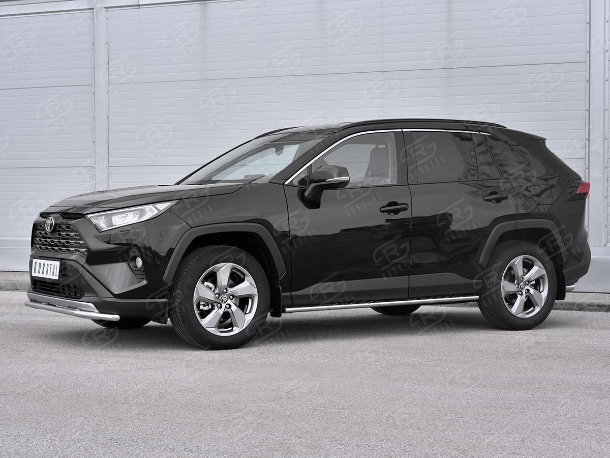 TOYOTA RAV4 2019- Защита переднего бампера d42 секции  TR4Z-003359, Slitkoff
