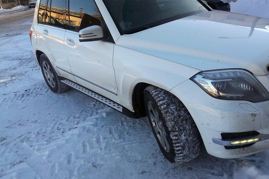 Пороги Side Step для Mercedes-Benz GLK (копия оригинальных порогов), GLK-SD-002, Китай