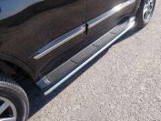 Защита порогов 42,4 мм для автомобиля Lexus LX 570 Sport 2014-2015, TCC Тюнинг LEXLX570SP14-08