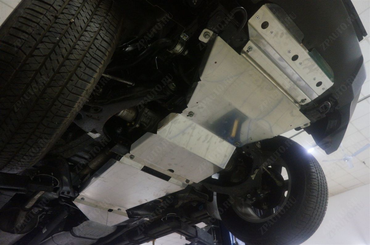 04.17ABC ЗАЩИТА ДНИЩА CHEVROLET TRAIL BLAZER V-2.8TD, АКПП (2012-) 5 Ч. (АЛЮМИНИЙ 4 ММ)