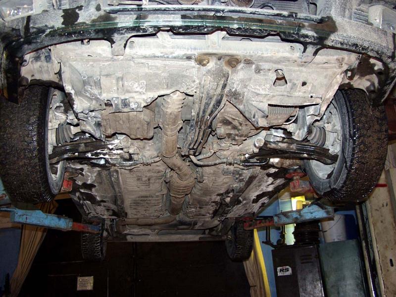 Защита картера и КПП для NISSAN Primera  1996 - 2002, V-1,6; 1,8; 2,0; 2,0d, Sheriff, сталь 2,0 мм, арт. 15.0296