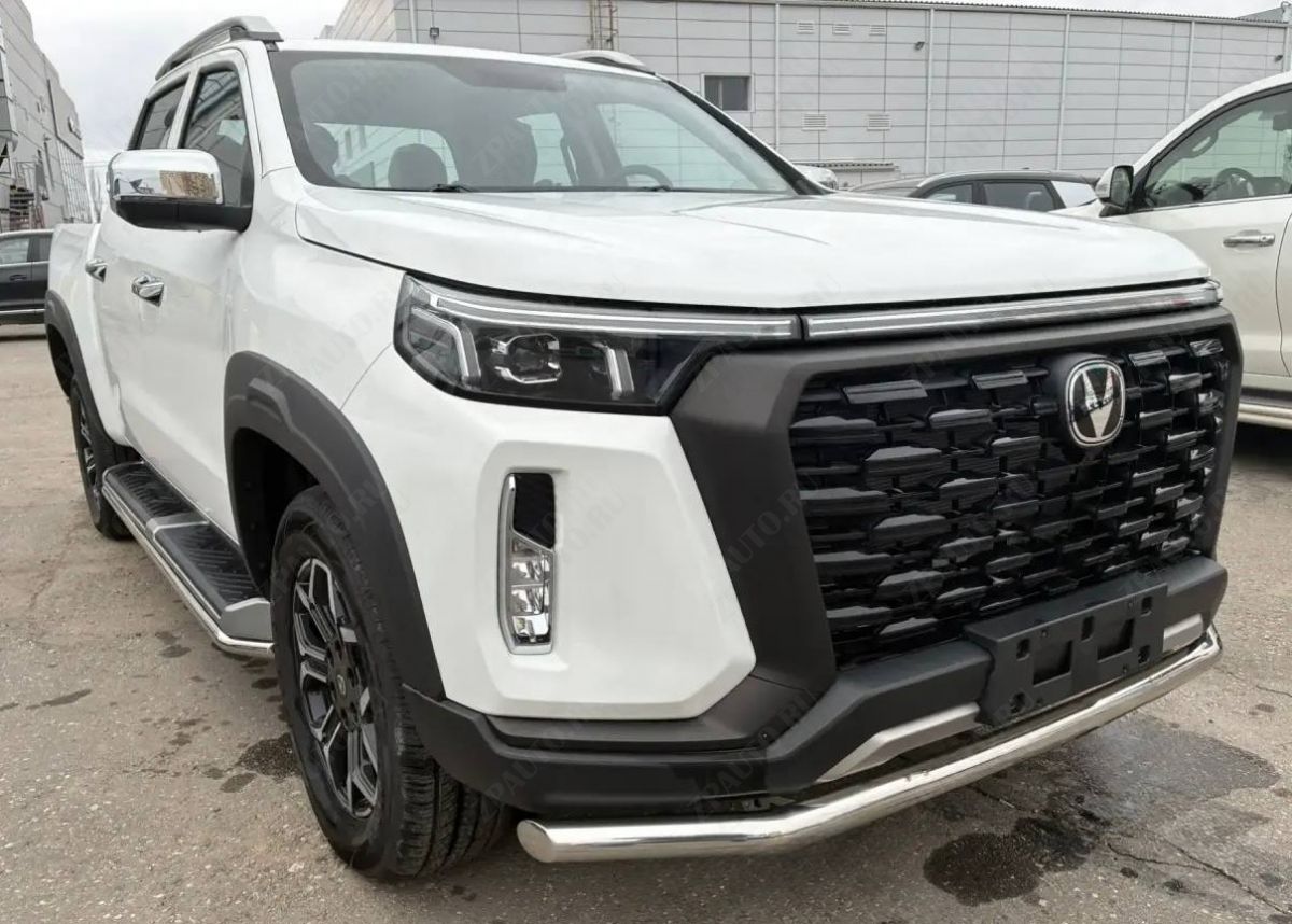 Защита переднего бампера  для автомобиля CHANGAN Hunter Plus 2022 арт. CGHTP.22.01