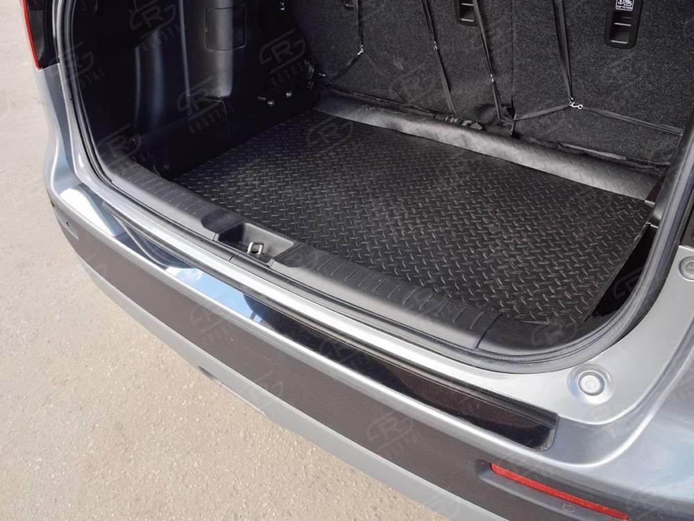 SUZUKI VITARA 2015-2019 Накладка на задний бампер (лист нерж зеркальный) SVN-002649
