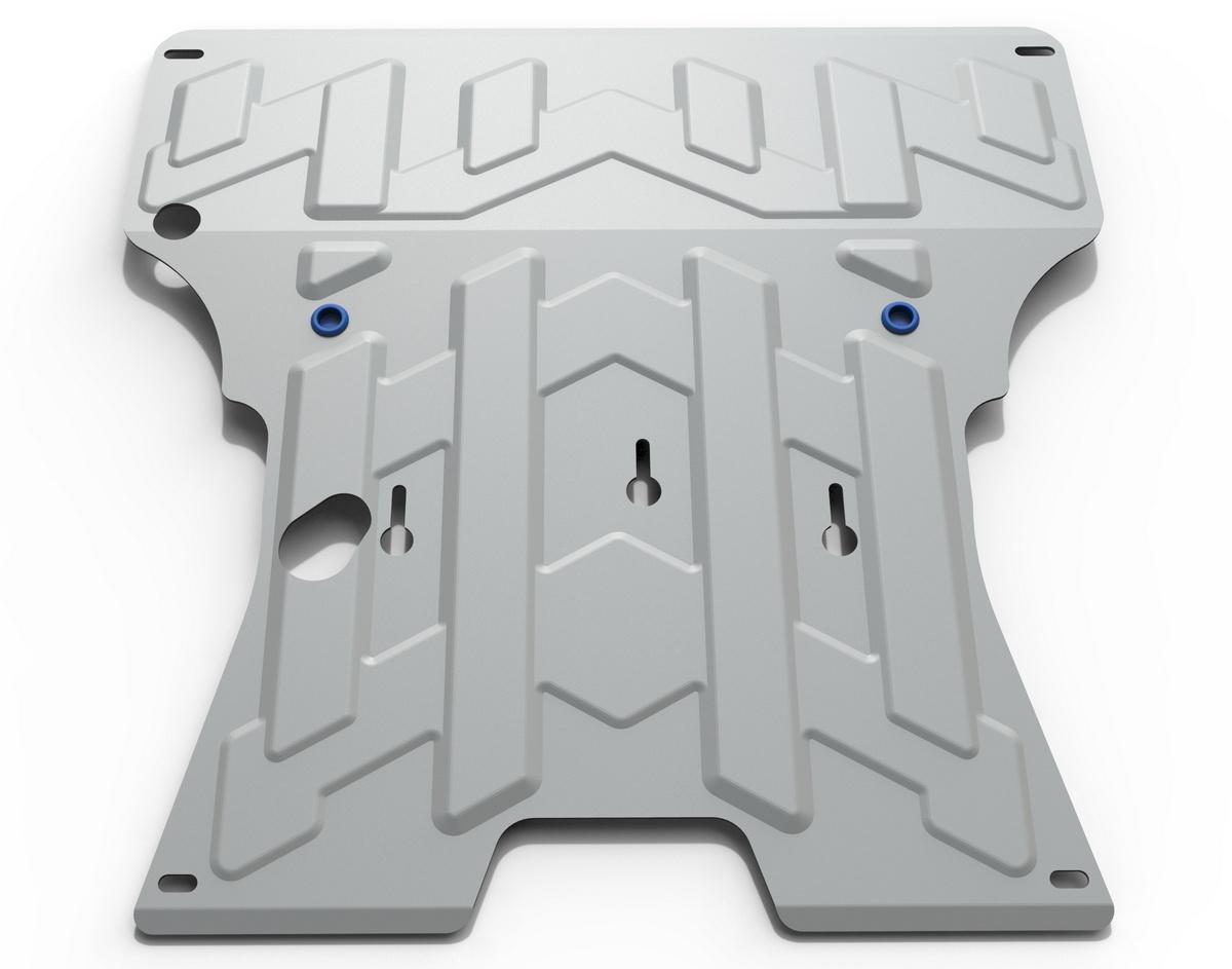 Защита картера и КПП Rival для Audi A4 B8 2007-2015, штампованная, алюминий 4 мм, с крепежом, 333.0324.1