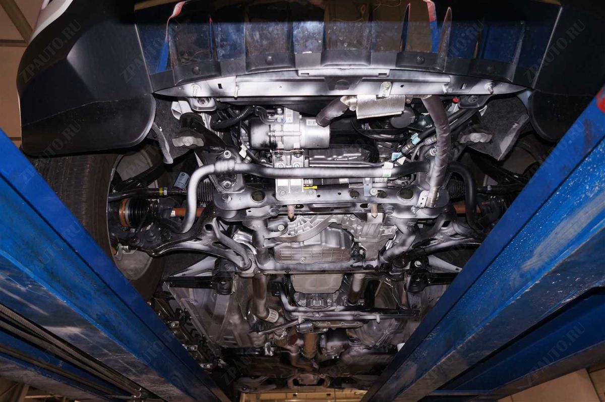 04.12ABC ЗАЩИТА ТОПЛИВНЫХ БАКОВ JEEP GRAND CHEROKEE,V-3,6; 5,7; SRT 6,4; 3,0TD,АКПП (2010-)ИЗ 2 ЧАСТЕЙ (АЛЮМИНИЙ 4 ММ)