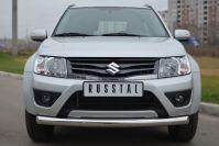 Защита переднего бампера d76 для Suzuki Grand Vitara 3d 2012, Руссталь SV3Z-001104