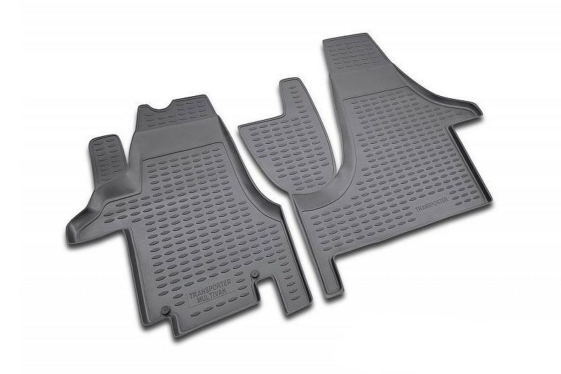 Ковры в салон для автомобиля Volkswagen Transporter (Фольксваген Транспортер) 2009- (пара), Петропласт PPL-40743121