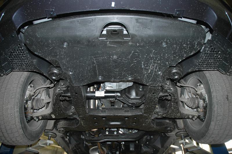 Защита радиатора для SSANG  YONG Stavic  2013 - 2019, V-2,2 TD АТ, Sheriff, сталь 2,5 мм, арт. 29.2510