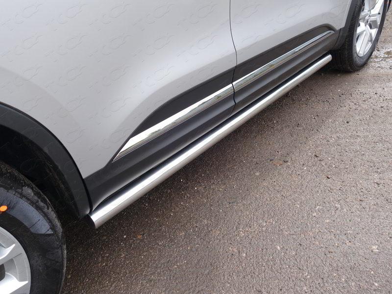 Пороги труба 60,3 мм для автомобиля Renault Koleos 2017-, TCC Тюнинг RENKOL17-31