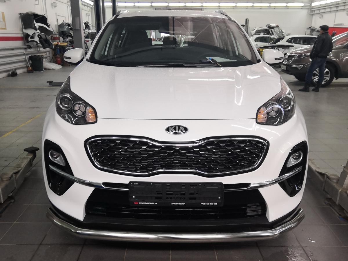 Защита переднего бампера для автомобиля KIA Sportage 2018 (рестайлинг), Россия KSP.18.02