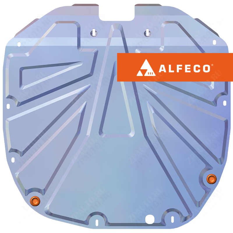 Защита  картера и КПП Hyundai Santa Fe II 2010-2012 V-2,2 CRDI , ALFeco, алюминий 4мм, арт. ALF1018al