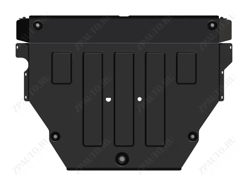 Защита картера и КПП для VOLKSWAGEN Atlas  2017 -, V-3,6 AT FullWD, Sheriff, сталь 2,5 мм, арт. 26.5112