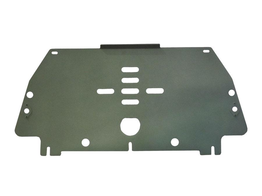 Защита двигателя, пер. дифф., радиатора алюминиевая Motodor для Land Rover Discovery 4 2009-2016 (5 мм, алюминий), 33207