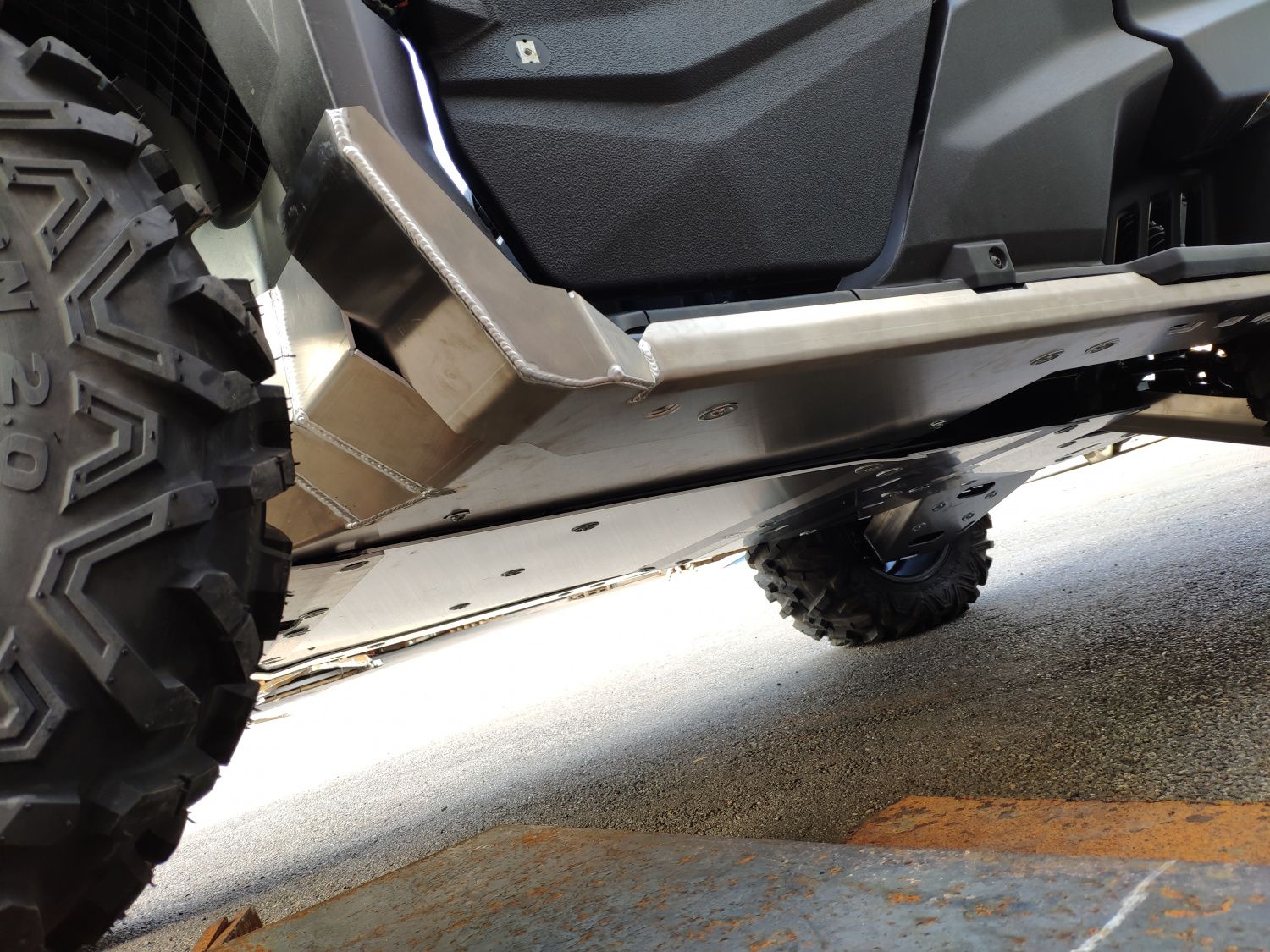 Защита днища для HONDA Pioneer 1000-5 2019-, алюминий 4 мм, STORM, арт. 4338