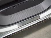 Накладки на передние пороги (лист шлифованный) 2шт для автомобиля Hyundai Staria 2021-,TCC Тюнинг ,арт. HYUNSTARI21-02