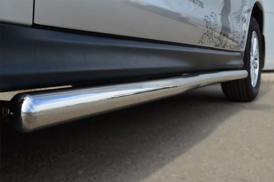 Пороги труба d57 вариант 3 для Mitsubishi ASX 2013, Slitkoff MAST-0013243