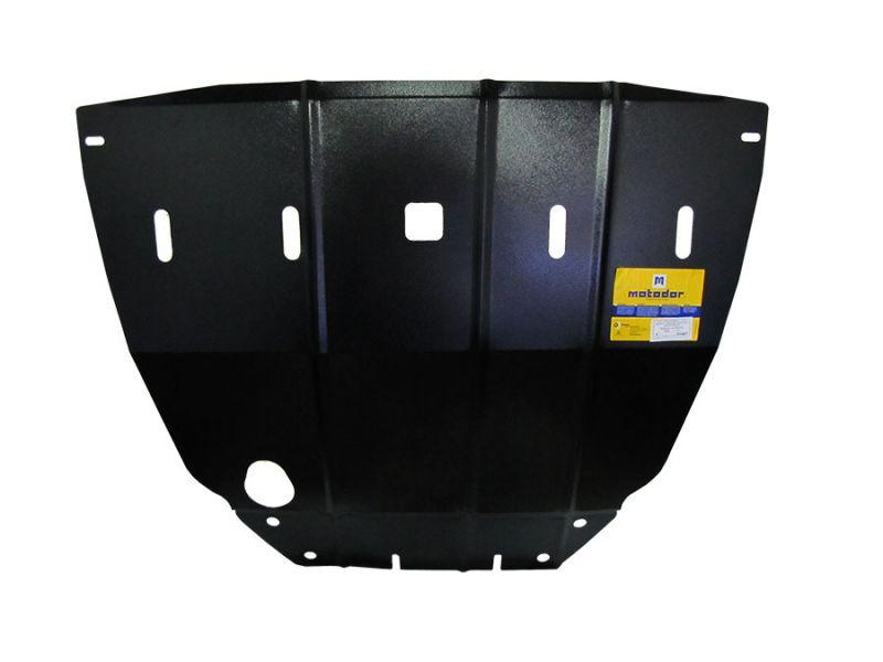 Защита двигателя, кпп стальная Motodor для Nissan X-Trail (T30) 2001-2007 (2 мм, сталь), 01407