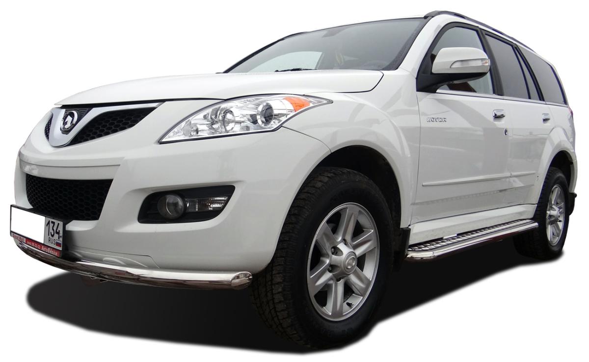 Защита переднего бампера (радиус) для автомобиля HAVAL H5 2020 арт. GWH5.20.02