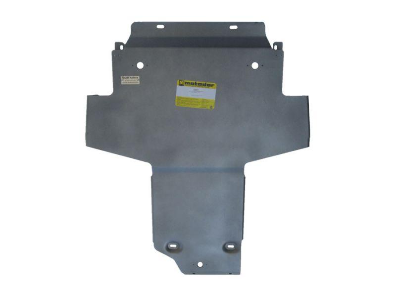 Защита двигателя, кпп алюминиевая Motodor для Jaguar XF 2012-2015 (5 мм, алюминий), 35801