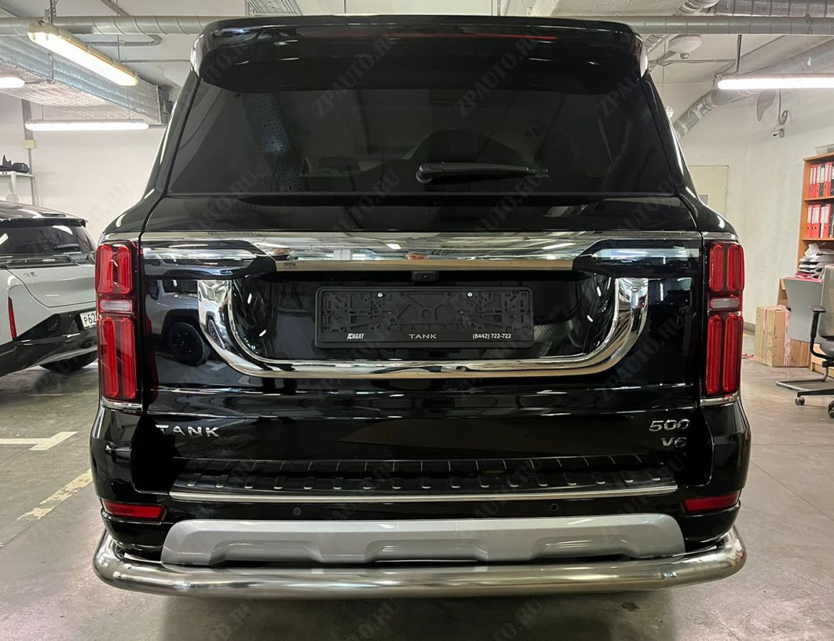 Защита заднего бампера угловая большая для автомобиля TANK 500   2023 арт. TANK500.23.21