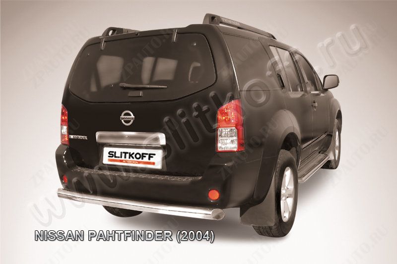 Защита заднего бампера d76 Nissan Pathfinder R51 (2004-2010) , Slitkoff, арт. NIP011