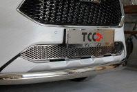 Решетка радиатора нижняя (лист) для автомобиля HAVAL F7 2019- (1,5 л., 4WD) TCC Тюнинг арт. HAVF719-17