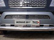 Решетка радиатора (с парктроником) (лист) для автомобиля Kia Mohave 2017-, TCC Тюнинг KIAMOH17-01