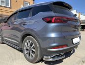Защита заднего бампера угловая двойная для автомобиля XCITE X-Cross 7 2024 арт. XCX-CR.7.24.20