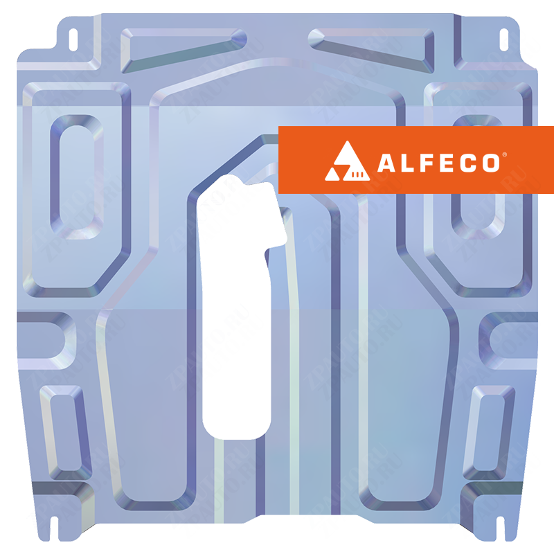 Защита  картера и КПП (малая) Ravon Nexia R3 2016- V-all , ALFeco, алюминий 4мм, арт. ALF0507al