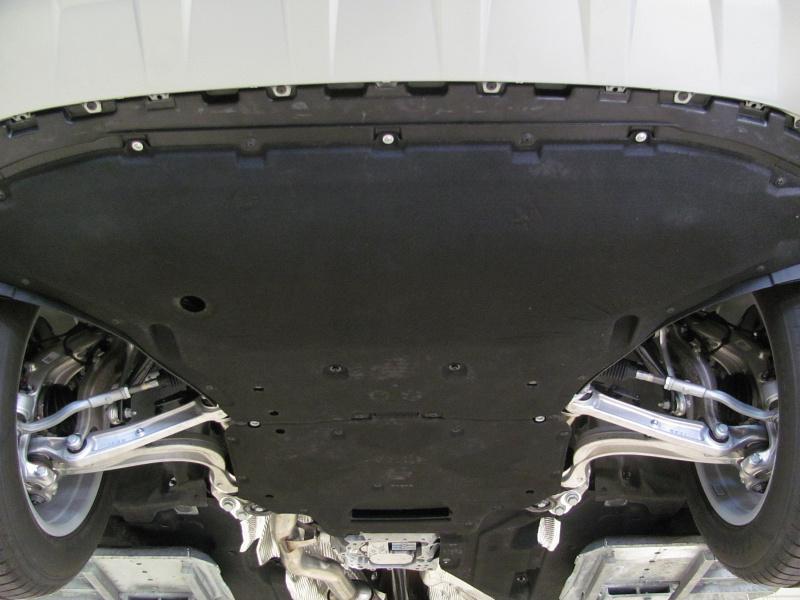 Защита КПП на Audi Q7 II 2015 (Ауди Ку7 2015), алюминий 4 мм, Sheriff (Шериф) артикул 02.2978