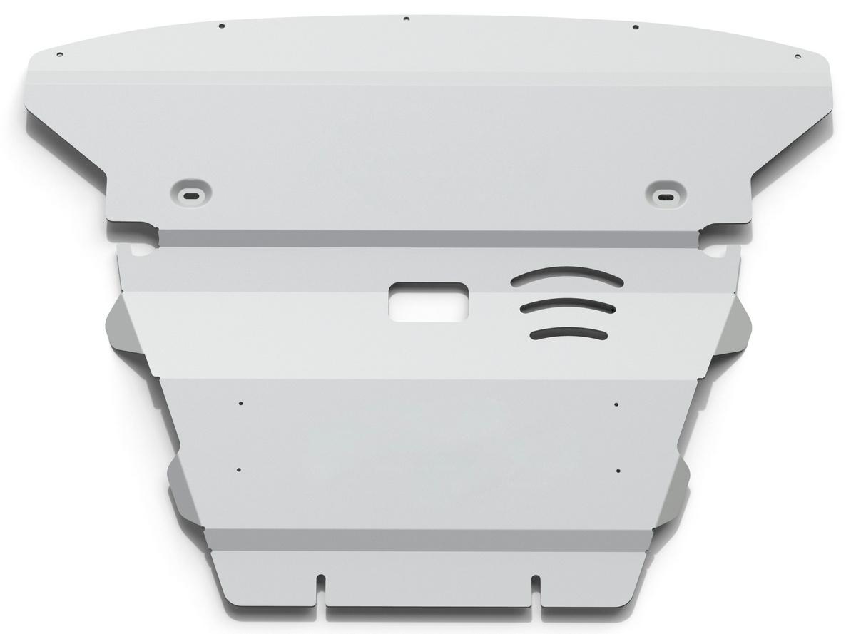 Защита картера Rival для BMW X1 E84 4WD (xDrive20i) 2009-2015, алюминий 4 мм, с крепежом, 333.0515.1