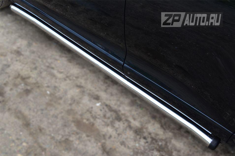 Пороги труба d57 вариант 2 для Toyota Venza 2013, Slitkoff TVT-0014782