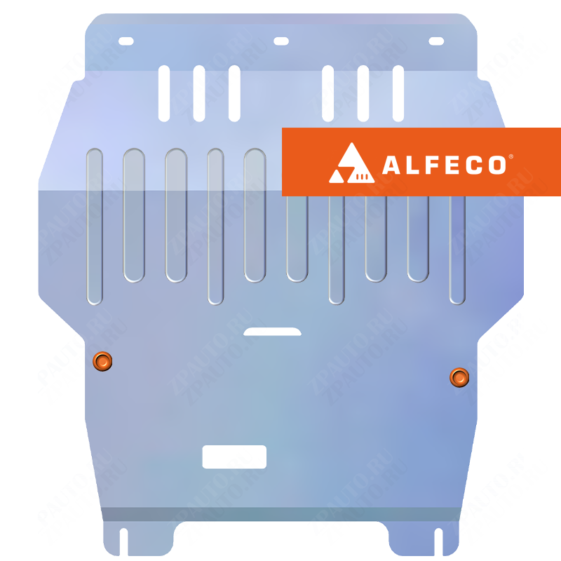 Защита  картера и КПП Volkswagen Golf IV (Mk4) 1997-2006 V-all , ALFeco, алюминий 4мм, арт. ALF2003al-3