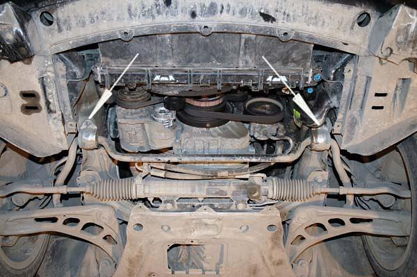 Защита картера для BMW 3 Series  2000 - 2005, V-2,1; 2,5, Sheriff, сталь 2,0 мм, арт. 03.1057