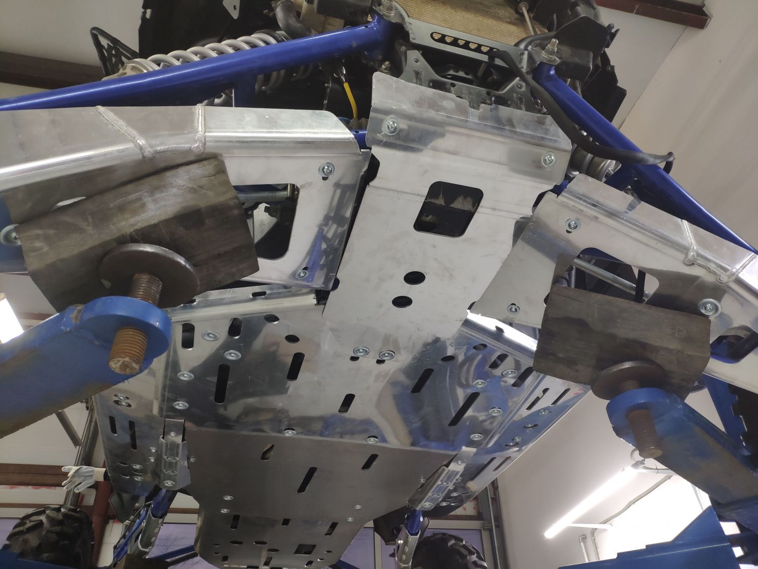 Полный комплект защиты для POLARIS RZR XP Turbo S 2018 -, алюминий 4 мм, STORM, арт. 4020