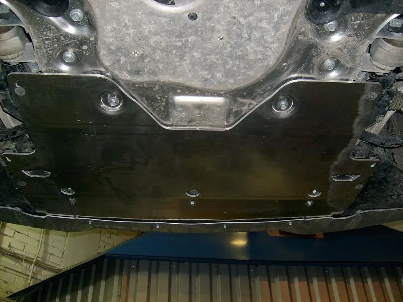 Защита картера для BMW 5 Series  2015 - 2017, V-2,2  (245 л.с.) АТ Xdrive, Sheriff, алюминий 4 мм, арт. 03.3130