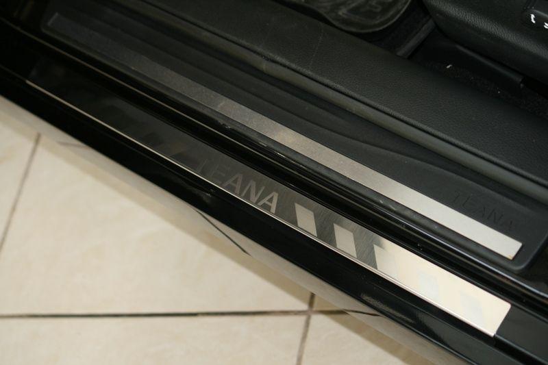 Накладки на внутренние пороги с логотипом на металл для Nissan Teana 2007, Союз-96 NTEA.31.3070