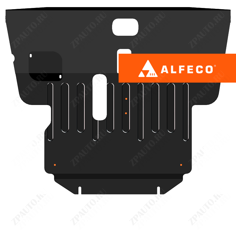 Защита  картера и КПП Toyota Avensis (T250) 2002-2008 V-2,0;2,4 , ALFeco, сталь 2мм, арт. ALF2418st