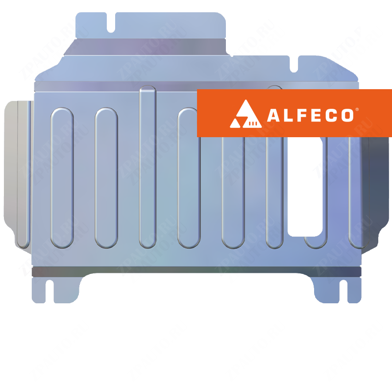 Ford Ranger Raptor 2024- V-3,0 EcoBoost V6 бензин Double Cab  защита редуктора переднего моста, ALFeco, алюминий, 4 мм, арт. ALF0745al